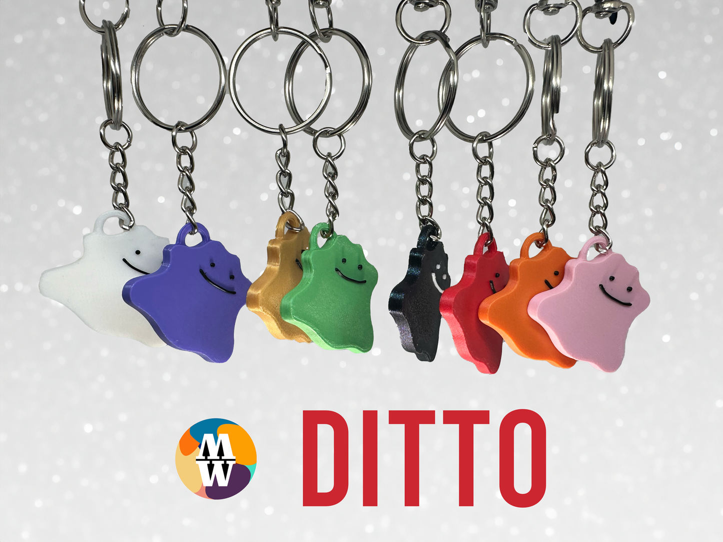 Ditto Challenge Keychain
