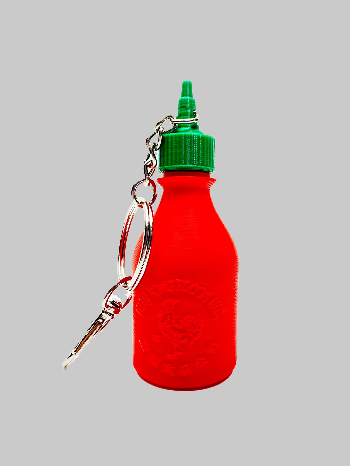 Sriracha Bottle keychain