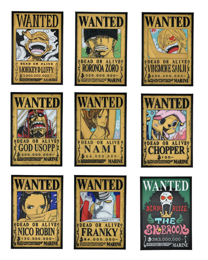 Luffy Gear 5 Wanted Frame Plaque