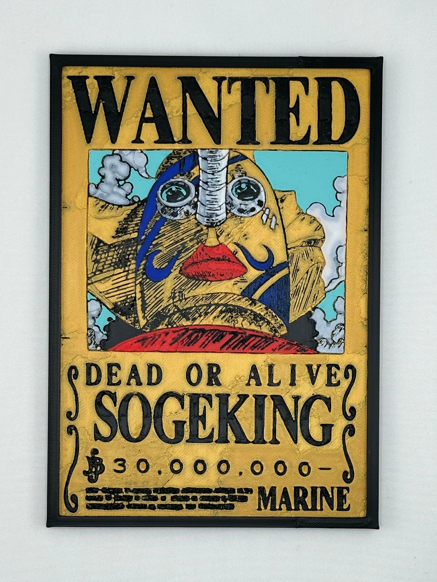 Luffy Gear 5 Wanted Frame Plaque