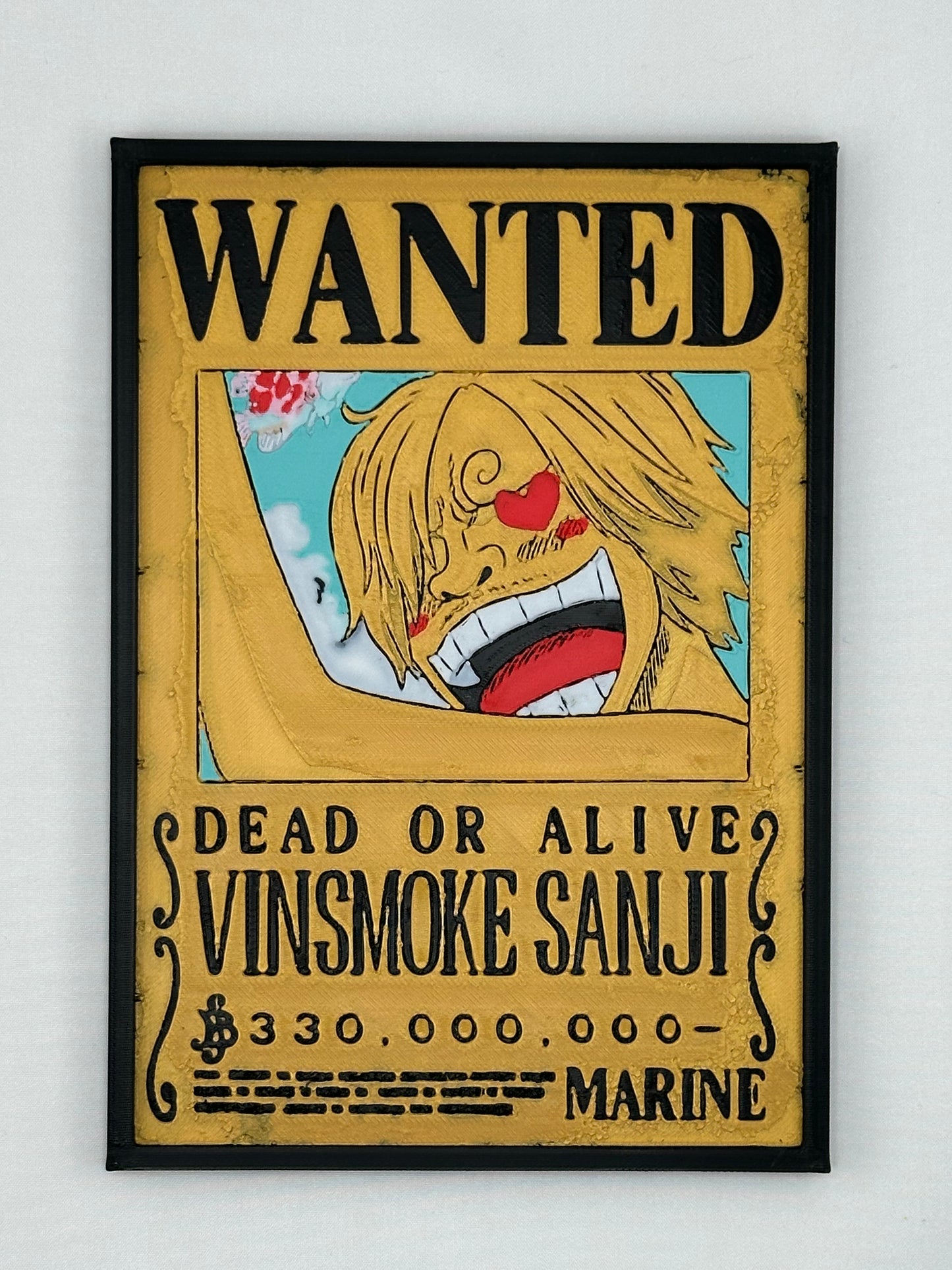 Luffy Gear 5 Wanted Frame Plaque