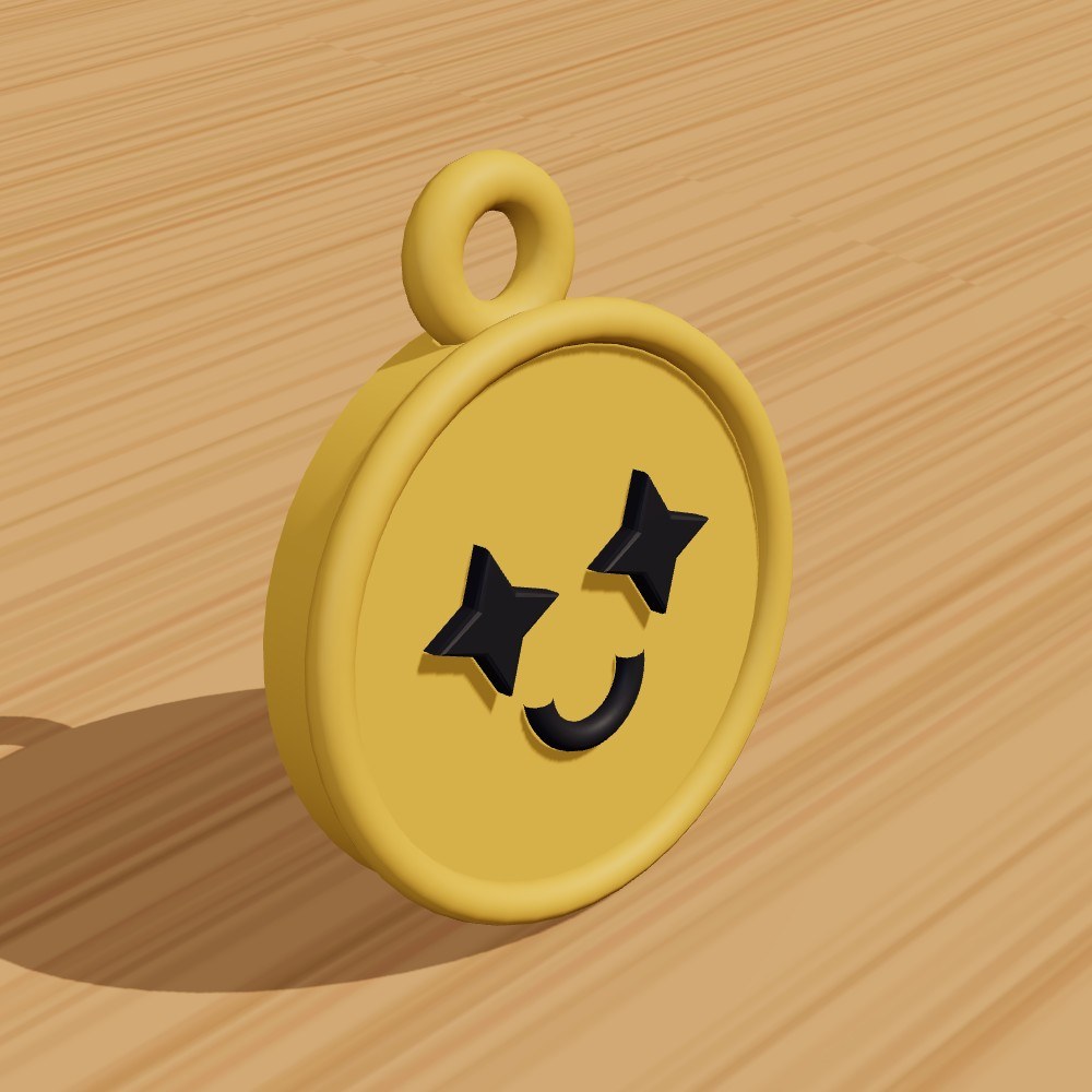 Star Coin Keychain
