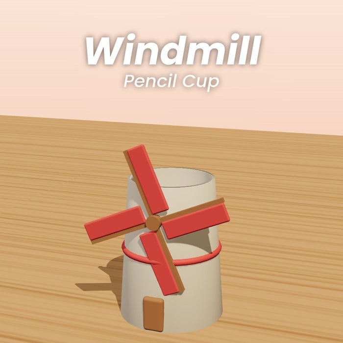 Windmill Pencil Cup
