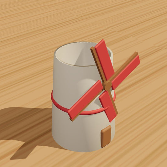 Windmill Pencil Cup